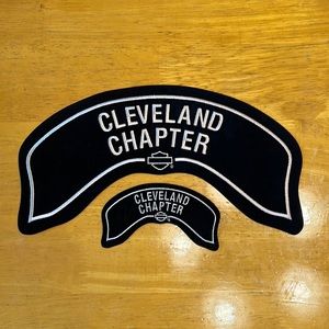 Harley Davidson embroidered HOG patches